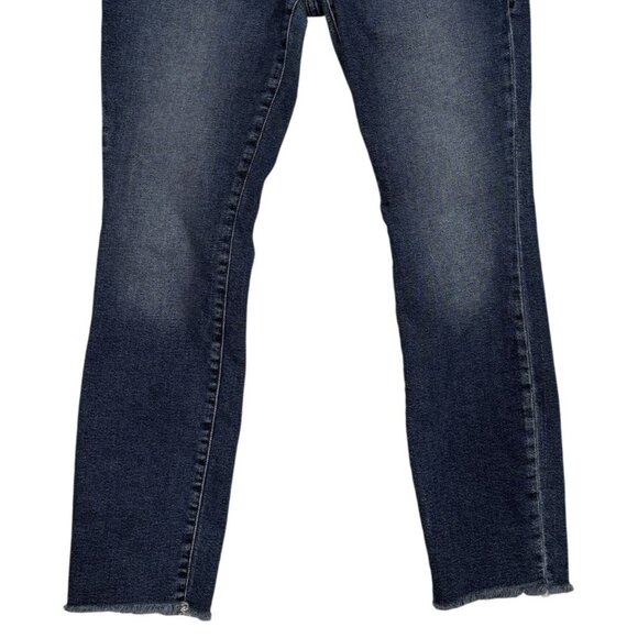 Rock & Republic Womens 14M Denim Jeans Stud Detailing Raw Hem Casual - Picture 3 of 8